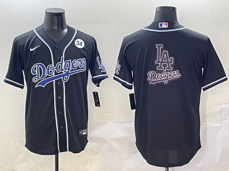 Men 2025 Los Angeles Dodgers Blank Black Three generations Fashion Nike MLB Jersey style 26->indiana pacers->NBA Jersey